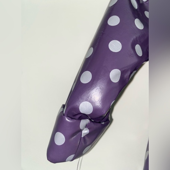 Du Pareil Au Meme Toddler Polka Purple Raincoat Size 4 - Picture 6 of 9